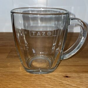 Starbucks Tazo Clear Square Mug